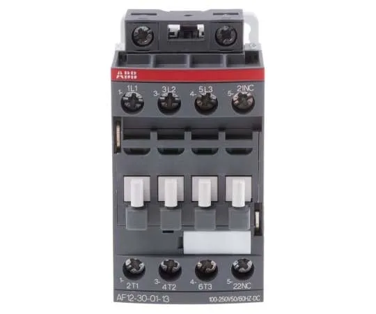 63-7739-09 ABB 3 Pole Contactor, 9 A, 230 V ac Coil, AF Range, 3NO, 5.5 kW 1SBL157001R1301  AF12-30-01-13