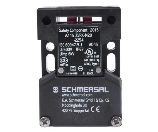 63-7644-87 AZ15 Safety Interlock Switch, Fibreglass, 1NC AZ15ZVRK-M20-2254