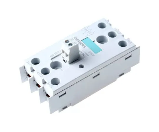 63-7635-56 Siemens 30 A 3P-NO Solid State Relay, Zero Crossing, Chassis Mount, Thyristor, 600 V Maximum Load 3RF2230-1AC45