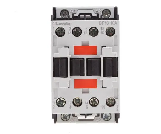63-7690-97 Lovato 3 Pole Contactor, 18 A, 24 V ac Coil, Orange, 3NO, 7.5 kW BF1810A024