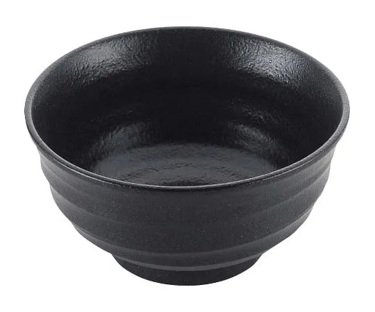 63-7197-30 Tenmoku iron sand rice bowl 6 cm (φ185) 8179980