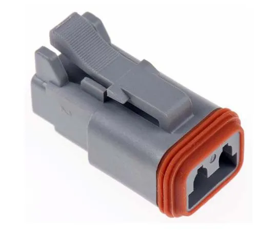 63-7705-38 Amphenol AT Series, 2 Way Cable Mount Plug Power Connector AT06-2S