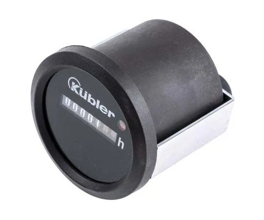 63-7718-34　Kubler Hour Counter, 7 digits, Screw Connection, 187 → 264 V ac　3.474.901.075