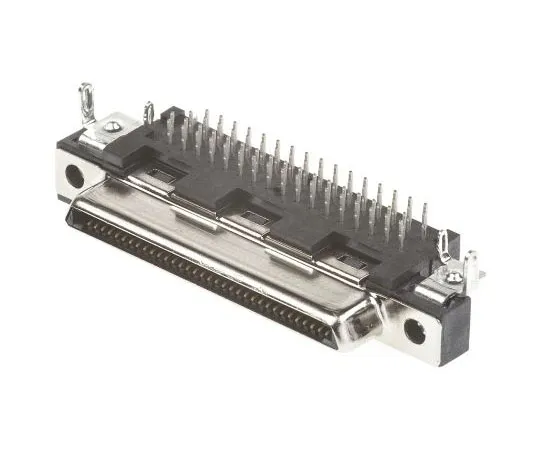 63-7683-36 TE Connectivity CHAMP Series 1.6mm Pitch 68 Way Right Angle PCB Socket, Through Hole, Solder Termination 5796055-1