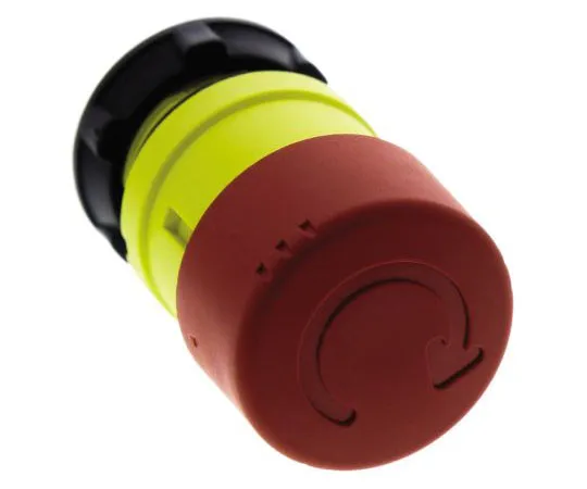 63-7632-11 Schneider Electric Harmony XB5 Series, Red Push Button Head, Turn to Release, 22mm Cutout ZB5AS834