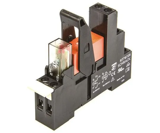 63-7638-93 TE Connectivity RT Series 24V ac DIN Rail Interface Relay Module, DPDT RT4S4R24 2-1415073-1