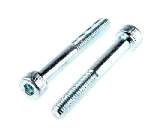 63-7577-03 RS M8 x 60mm Hex Socket Cap Screw Bright Zinc Plated Steel 483-9515