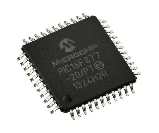 63-7563-50 Microchip PIC16F877-20/PT, 8bit PIC Microcontroller, 20MHz, 256 x 8 words, 8K x 14 words Flash, 44-Pin TQFP PIC16F877-20/PT