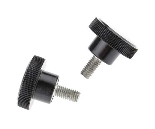 63-7714-75 RS PRO Black Duroplast Knob, M5 x 10 702-7532