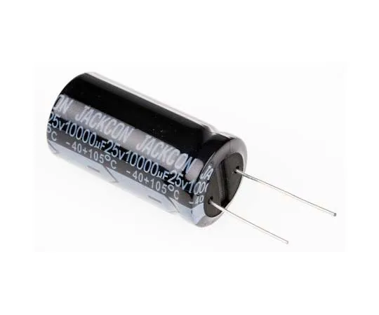63-7736-96 RS PRO 10000μF 25V dc Aluminium Electrolytic Capacitor, Through Hole 22 (Dia.) x 42mm +105°C 22mm 10mm 42mm 170-1211