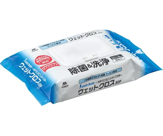 7-5455-01　HP One Minute Buster Wet Cloth 1 Bag (30 Sheets)　MO738-000X-MB