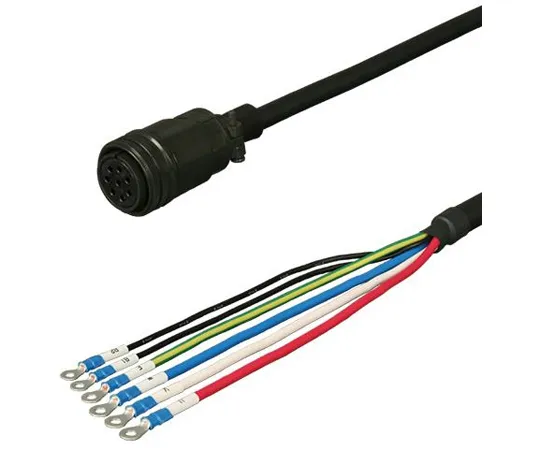 69-5266-94　Mitsubishi Electric Power Cable 8 m Movable Straight Plug with Electromagnetic Brake DSVPWS1-20BM-008-E　DSVPWS1-20BM-008-E