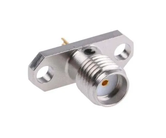 63-7702-90 Amphenol Straight 50Ω Flange Mount SMA Jack, Solder Termination SF2950-6062
