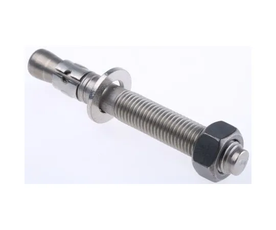 63-7643-30 RS Pro Stainless Steel Bolt Anchor M16, fixing hole diameter 16mm, length 130mm 622-2010