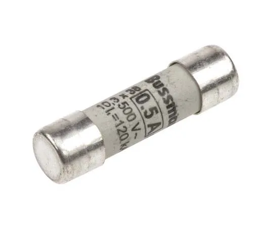 63-7717-35 Cooper Bussmann, 500mA Ceramic Cartridge F***, 10 x 38mm C10G0-5