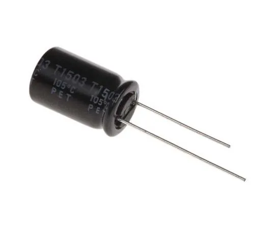 63-7717-13　Rubycon 220μF 50V dc Aluminium Electrolytic Capacitor, Through Hole 10 (Dia.) x 16mm +105°C 10mm 5mm　50ZL220MEFC10X16