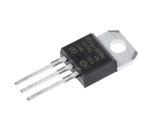 63-7744-60　BTA16-800BWRG 16A, 800V, TRIAC, Gate Trigger 1.3V 50mA, 3-pin, Through Hole, TO-220AB STMicroelectronics　BTA16-800BWRG