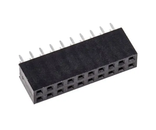 63-7686-32 HARWIN 2.54mm Pitch 20 Way 2 Row Straight PCB Socket, Through Hole, Solder Termination M20-7831046