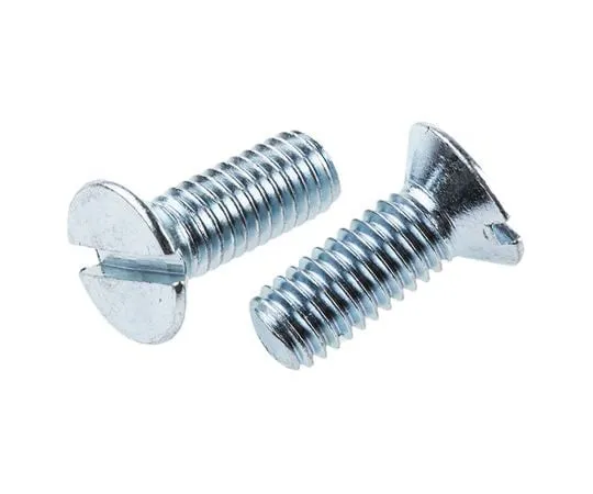 63-7627-14 RS PRO, M6 Countersunk Head, 16mm Steel Slot Bright Zinc Plated1 546-1589