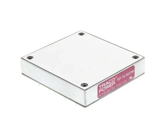 63-7726-22 TRACOPOWER TEP 75WI 75W Isolated DC-DC Converter Through Hole, Voltage in 9 → 36 V dc, Voltage out 12V dc TEP 75-2412WI