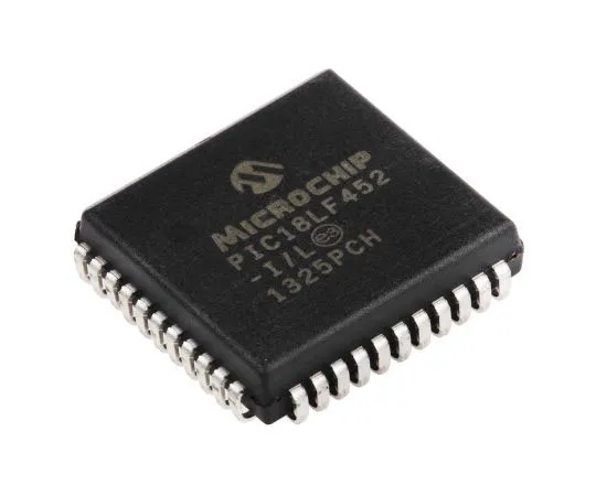 63-7644-50 Microchip PIC18LF452-I/L, 8bit PIC Microcontroller, 40MHz, 32 kB Flash, 44-Pin PLCC PIC18LF452-I/L