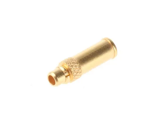 63-7635-53 Huber & Suhner 50Ω Straight Cable Mount MMCX Connector, Plug, Solder Termination, 0 → 6GHz 11_MMCX-50-2-1/111_OE