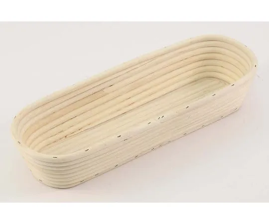 63-7149-11 Rattan Fermentation Basket Oval Long Type VC-5 Inner Dimensions 350 x 120 8357110