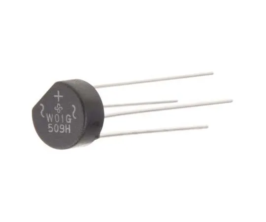 63-7710-84 Vishay W01G-E4/51, Bridge Rectifier, 1.5A 100V, 4-Pin WOG W01G-E4/51