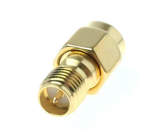 63-7712-15 Straight RF Adapter SMA Plug to R-SMA Plug SMAM-RSMAM-3GT50G-50