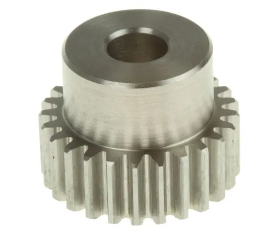 63-7607-28 RS PRO Stainless Steel 25 Teeth Spur Gear, 25mm Pitch Diam. , 20mm Hub Diam. , 8 → 13mm Bore Diam. 521-6755