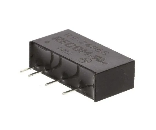63-7568-04 Recom RE 1W Isolated DC-DC Converter Through Hole, Voltage in 21.6 → 26.4 V dc, Voltage out 5V dc RE-2405S
