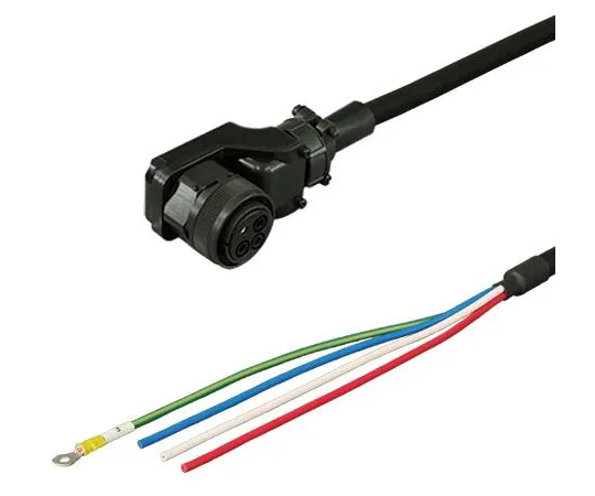 69-5259-49　Mitsubishi Electric Power Cable 3m Fixed Low Back Angle Plug DSVPWS5LL-35N-003　DSVPWS5LL-35N-003