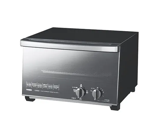 63-1752-76 Mirror Glass Toaster Oven TS-D047B Black 607002
