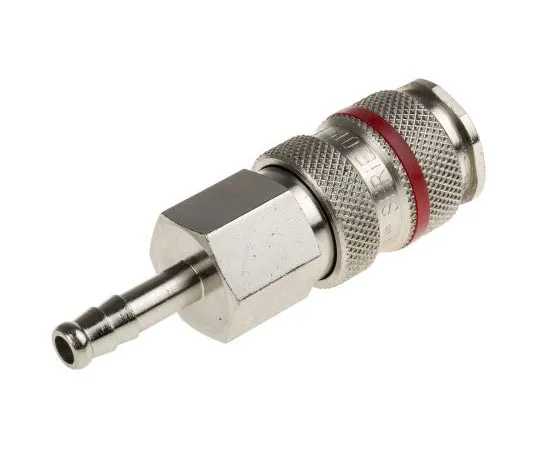 63-7662-26　RS PRO Pneumatic Quick Connect Coupling Brass 6mm Hose Barb　667-1721