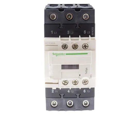 63-7656-45 Schneider Electric 3 Pole Contactor, 40 A, 230 V ac Coil, TeSys D, 3NO, 18.5 kW LC1D40AP7