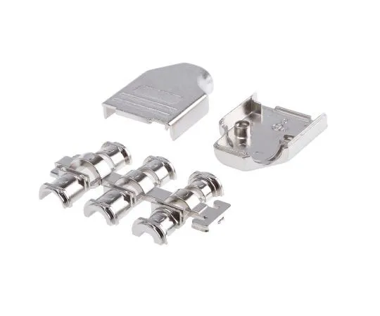 63-7585-49 MH Connectors MHDM35 Series Zinc Angled D-sub Connector Backshell, 9 Way, Strain Relief MHDM35-9-K