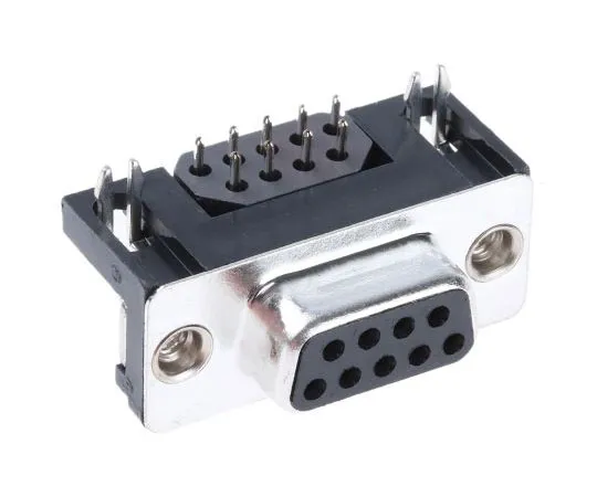 63-7674-70 ASSMANN WSW A-DF Series, 9 Way Right Angle Through Hole PCB D-sub Connector Socket, 2.77mm Pitch A-DF 09 A/KG-F