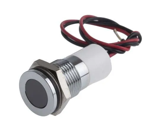 63-7717-90 RS PRO White Indicator, 220 V ac, 14mm Mounting Hole Size, Lead Wires Termination, IP67 703-8973