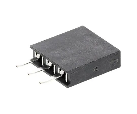 63-7686-31 HARWIN 2.54mm Pitch 3 Way 1 Row Straight PCB Socket, Through Hole, Solder Termination M20-7820346