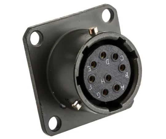 63-7621-96 Amphenol 62GB Series, 8 Way Box Mount MIL Spec Circular Connector Receptacle, Socket Contacts,Shell Size 12, Bayonet 62GB-12E12-08SN