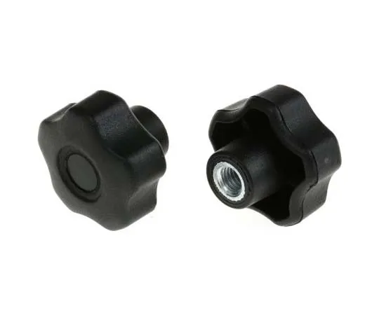 63-7714-94 RS PRO Black Thermoplastic Knob, M8 x 12 702-7598