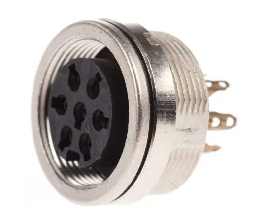 63-7615-69 Lumberg 7 Pole Din Socket Socket, DIN EN 60529, 5A, 250 V ac IP68 0304 07