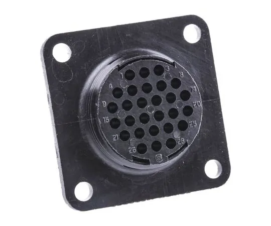 63-7682-31 TE Connectivity CPC Series 2 Series Panel Mount Connector, 28 contacts Socket 206038-1