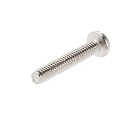 63-7574-08 RS Pro, M2 Pan Head, 12mm Brass Slot Nickel Plated0.4 482-8458