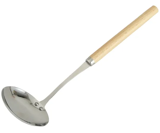 69-6396-14　KK Wooden Pattern Tabletop Ladle　DH8157