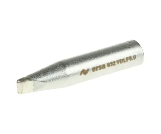 63-7625-82 Ersa 5 mm Straight Chisel Soldering Iron Tip for *** with Analogue 60; 60A; 80 & 80A; Digital 80A; Digital 2000A; 0832VDLF