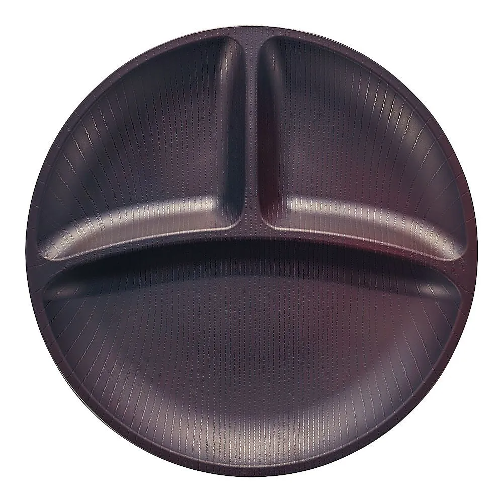 62-6852-27 Wallna 3 Pieces Partition Plate 25 cm Dark Brown