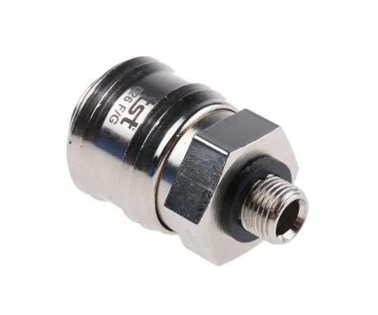 63-7662-97 RS PRO Pneumatic Quick Connect Coupling Brass 1/8 in Threaded 667-1986