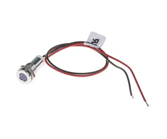 63-7708-78 RS PRO White Indicator, 2 V dc, 8mm Mounting Hole Size, Lead Wires Termination, IP67 700-1902