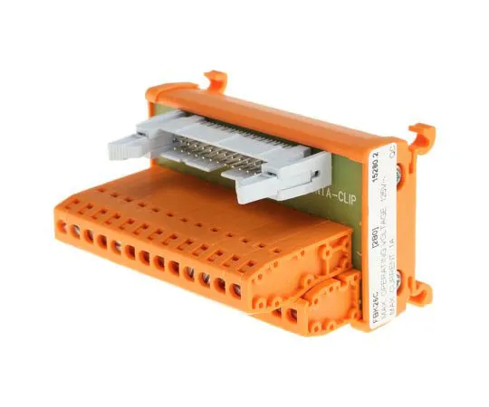63-7656-96 RS PRO, 26 Pole Flat Ribbon Cable Connector, Male Interface Module, DIN Rail Mount 665-9667